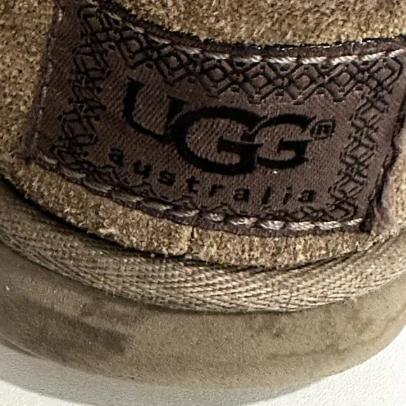 UGG Cable Knit Boots Grey Tall / Fold Over For Shorter Length 3 Button US Size 6 - Picture 4 of 11